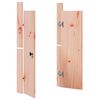 vidaXL Kitchen Door 2 pcs Brown 50 x 9 x 82 cm Solid Douglas Fir wood