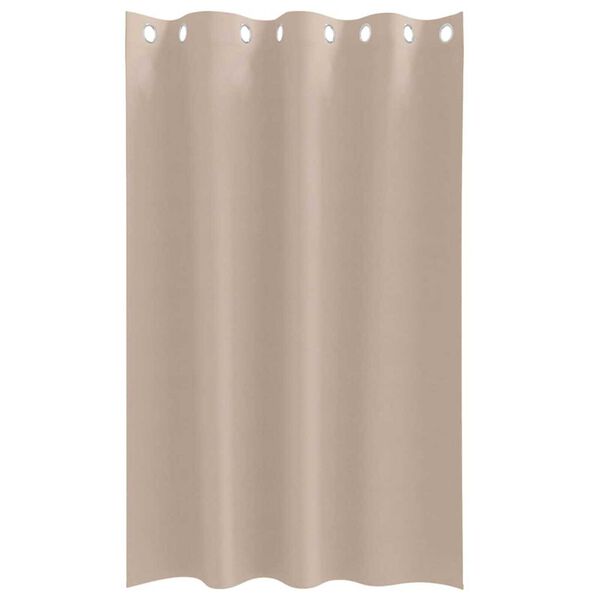 vidaXL Blackout Curtains with Rings 2 pcs Taupe 175 x 140 cm Polyester