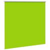 vidaXL Roller Blind Blackout Leaves Green 145x175 cm Fabric Width 141.6 cm Polyester