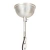 vidaXL Industrial Hanging Lamp 25 W Silver Round 40 cm E27