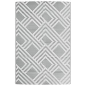 vidaXL Outdoor Carpet ARAKIL Grey 120x180 cm PP
