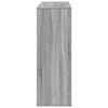 vidaXL Book Cabinet/Room Divider Grey Sonoma 100x33x94.5 cm