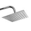 vidaXL Dual Head Shower Set with Hand Shower Stainless Steel