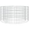 vidaXL Gabion Fire Pit &Oslash; 100 cm Galvanised Iron