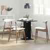 vidaXL Bistro Table Black Oak 60x60x75 cm Engineered Wood