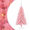 vidaXL Christmas Tree with 150 LEDs with Stand Pink 120 cm PVC