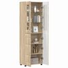 vidaXL Highboard FLORIN Sonoma Oak 60 x 35 x 182 cm Engineered Wood