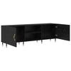 vidaXL TV Cabinet Black oak 150 x 30 x 50 cm Engineered wood