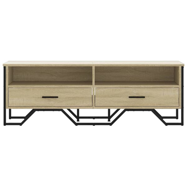 vidaXL TV Cabinet Sonoma Oak 122x34x41 cm Engineered Wood