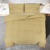 vidaXL Duvet Cover Set Taupe 135x200 cm Light-weight Microfiber