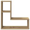vidaXL Wall Cube Shelves 2 pcs Artisan Oak 50x15x50 cm Engineered Wood