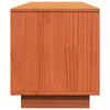 vidaXL TV Cabinet Wax Brown 140x35x40 cm Solid Wood Pine