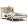vidaXL Bookcase Bed without Mattress 135x190 cm Double Solid Wood Pine
