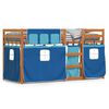 vidaXL Bunk Bed without Mattress Blue 80x200 cm Solid Wood Pine