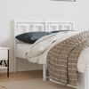 vidaXL Metal Headboard White 120 cm