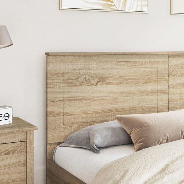 vidaXL Headboard Sonoma Oak Engineered Wood
