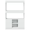 vidaXL Highboard&nbsp;White 92x33x140 cm Engineered Wood
