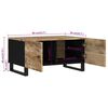 vidaXL Coffee Table 80x50x40 cm Solid Wood Mango&Engineered Wood