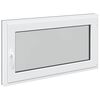vidaXL Basement Window RISOR 110 x 50 cm PVC and Glass Anthracite