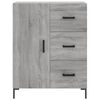 vidaXL Sideboard Grey Sonoma 69.5x34x90 cm Engineered Wood