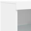 vidaXL Sideboard with LED Lights White 41x37x100 cm