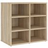 vidaXL Shoe Cabinet Sonoma Oak 52,5x30x50 cm