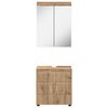 vidaXL Bathroom Furniture Set TULUM Artisan Oak Engineered Wood