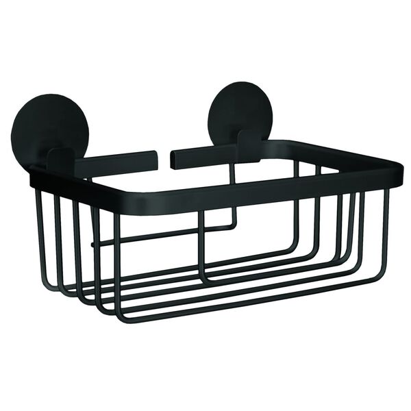 Kleine Wolke Shower Rack Rectangular Rocco Black