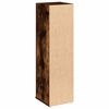 vidaXL Bathroom Cabinet with Roll Holder Smoked Oak 20.5x22x72 cm