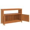 vidaXL Garden Console Table 110x35x75 cm Solid Wood Acacia