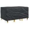 vidaXL Furniture Cover Plain Black 150 x 90 x 75 cm 210D