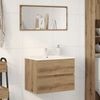 vidaXL Bathroom Cabinet Artisan Oak 60x38.5x45 cm Engineered Wood