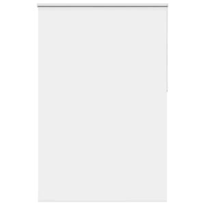 vidaXL Roller Blind Blackout White 160x230 cm Fabric Width 156.6 cm Polyester