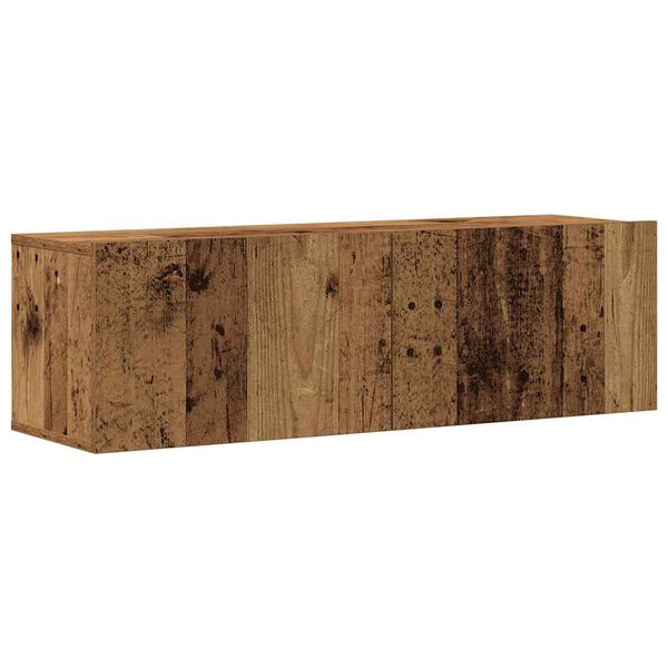 vidaXL 7 Piece TV Cabinet Set Wall-mounted Old Wood Engineered Wood