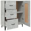 vidaXL Sideboard Concrete Grey 69.5x34x90 cm Engineered Wood