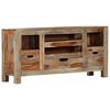 vidaXL Sideboard Grey 100x30x50 cm Solid Acacia Wood
