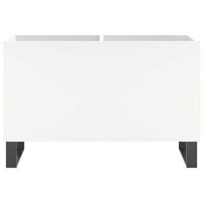 vidaXL Record Cabinet White 74.5x38x48 cm Engineered Wood