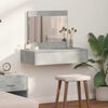 vidaXL Dressing Table with Drawer Grey 83 x 40 x 70 cm Engineered Wood