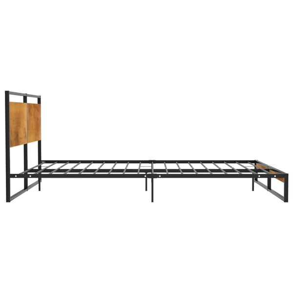 vidaXL Bed Frame without Mattress Metal 180x200 cm Super King
