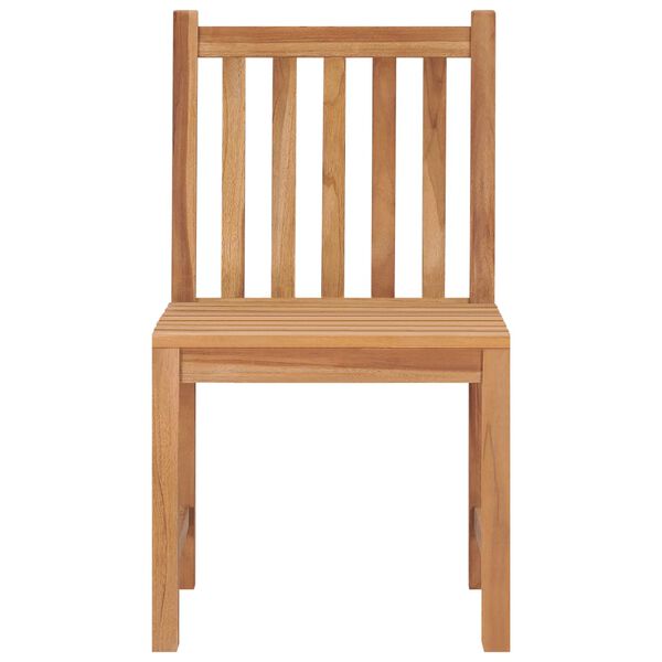 vidaXL Garden Chairs 2 pcs Solid Teak Wood