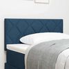 vidaXL Headboard with Headboard Blue 100 cm Faux Leather