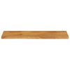 vidaXL Table Top Live Edge 110x20x3.8 cm Solid Wood Mango