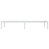 vidaXL Metal Bed Frame without Mattress White 75x190cm