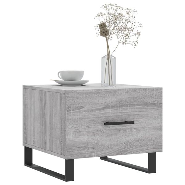 vidaXL Coffee Tables 2 pcs Grey Sonoma 50x50x40 cm Engineered Wood