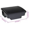 vidaXL Mouse Traps 4 pcs Black 23x19x9.5 cm