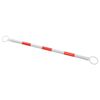 vidaXL Retractable Traffic Cone Bars 2 pcs Plastic 116-197 cm