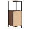 vidaXL Bathroom Cabinet with Shelves Brown Oak 36x35x95 cm