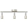 vidaXL Ceiling Spotlight Brushed Nickel 39 x 10.5 x 10.5 cm Steel