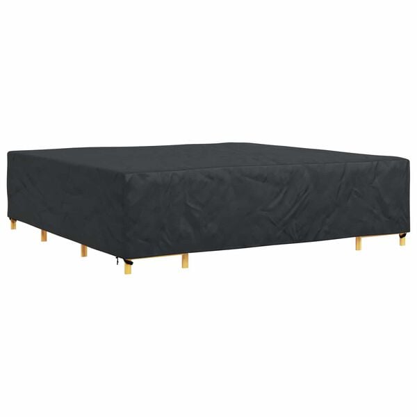 vidaXL Furniture Cover Plain Black 300 x 300 x 70 cm 600D