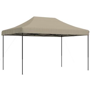 vidaXL Foldable Party Tent Pop-Up Taupe 440x292x315 cm